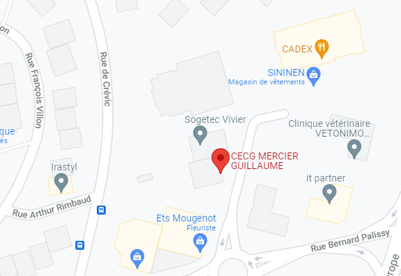 Plan d'accès Vandœuvre-lès-Nancy